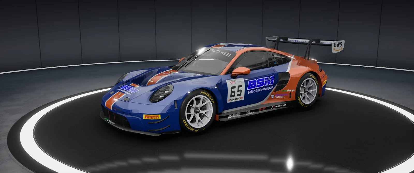 Baltic Sim Motorsport – Original-Livery, Ansicht 1