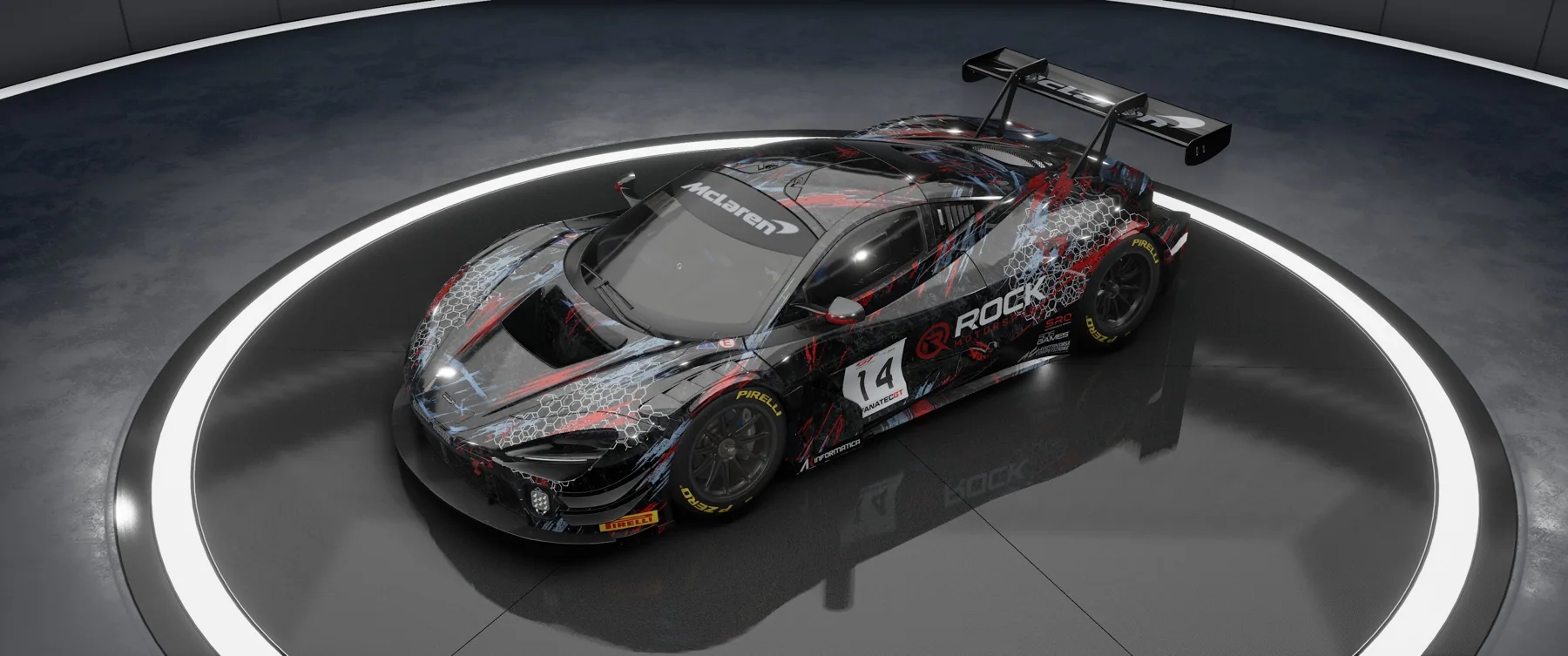 Rock Motorsport McLaren 720S – Original-Livery, Ansicht 1