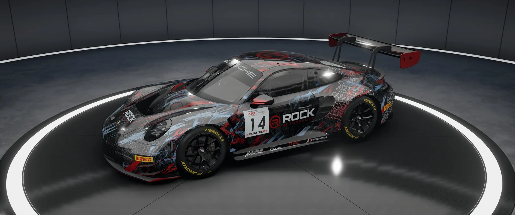 Rock Motorsport Porsche – Original-Livery, Ansicht 4