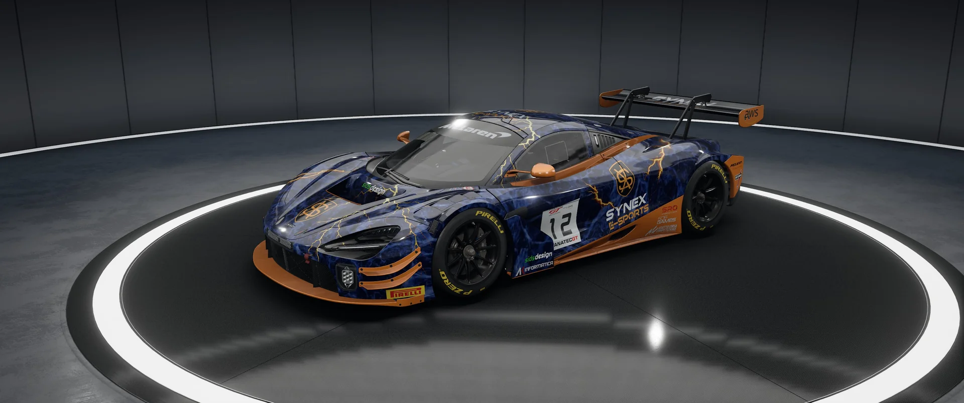 SYNEX ESPORTS McLaren – Original-Livery, Ansicht 3
