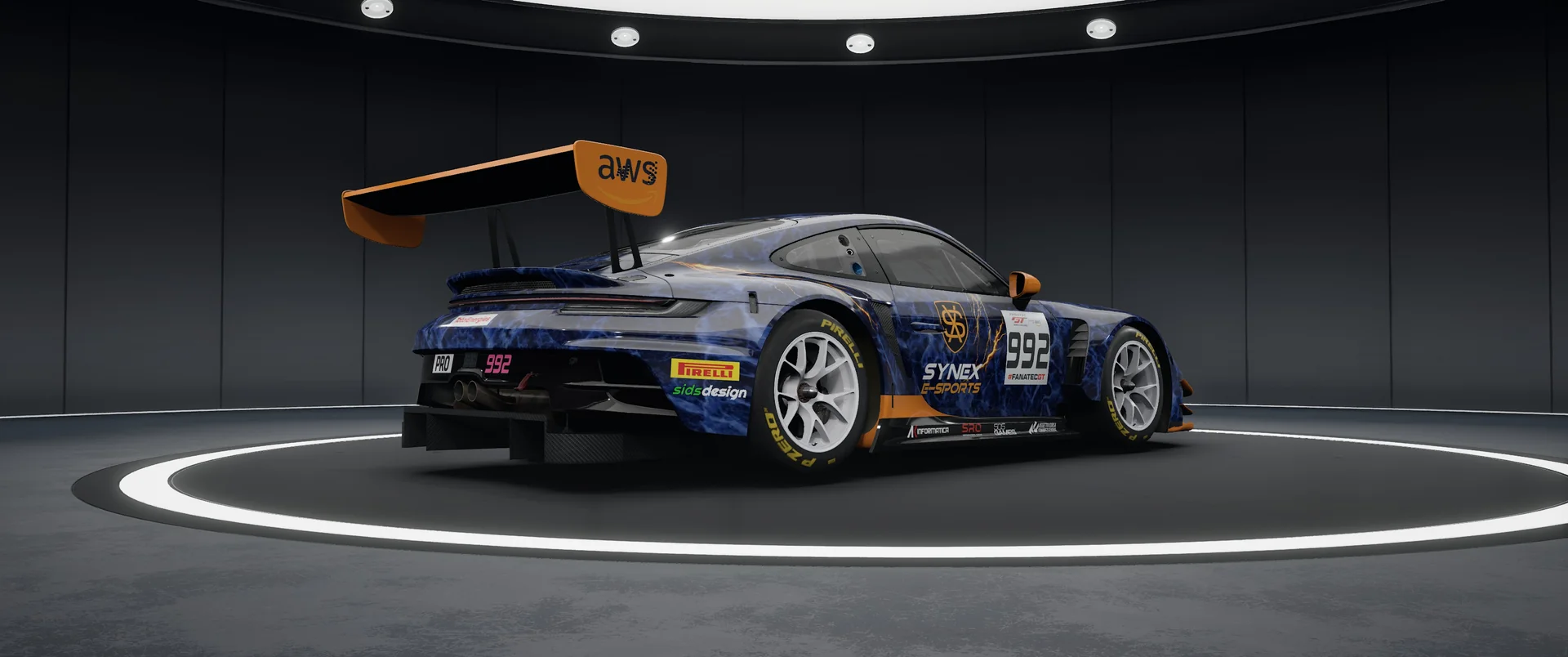 SYNEX ESPORTS Porsche – Original-Livery, Ansicht 2