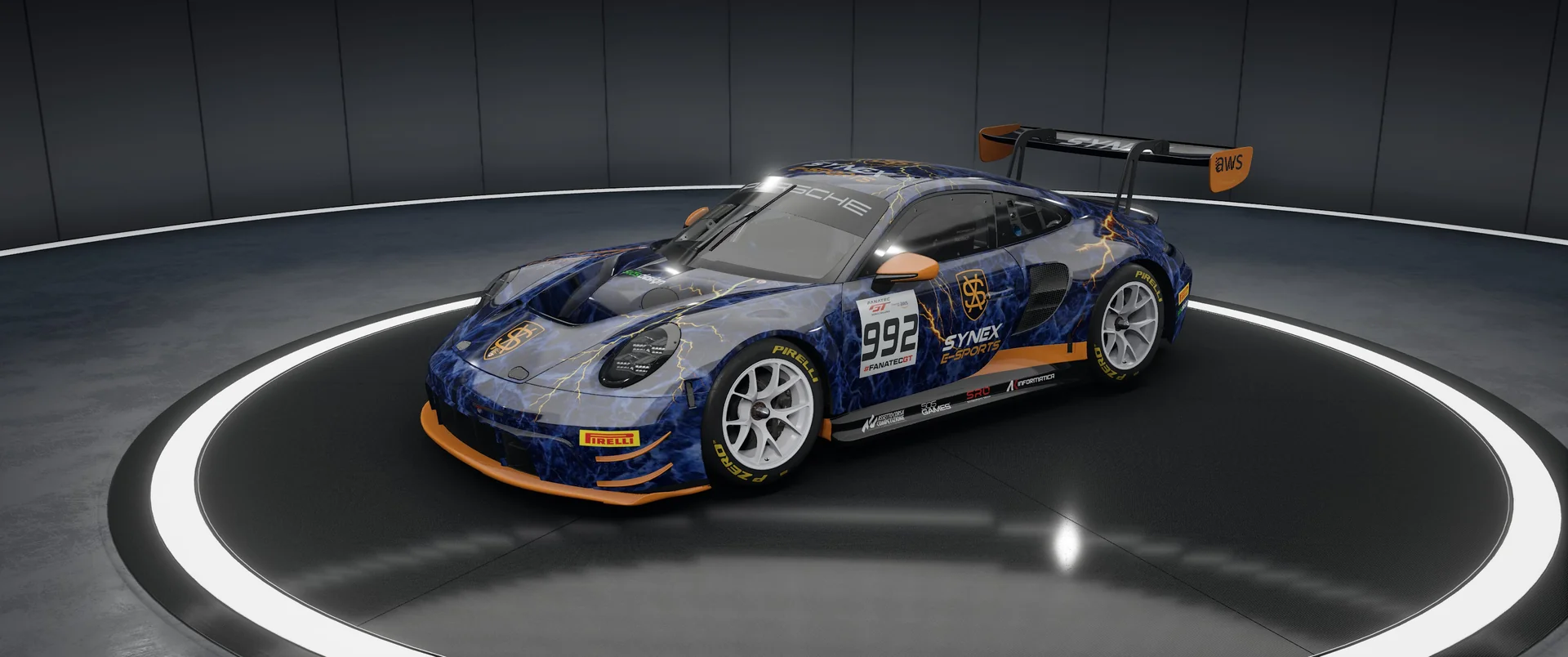 SYNEX ESPORTS Porsche – Original-Livery, Ansicht 3