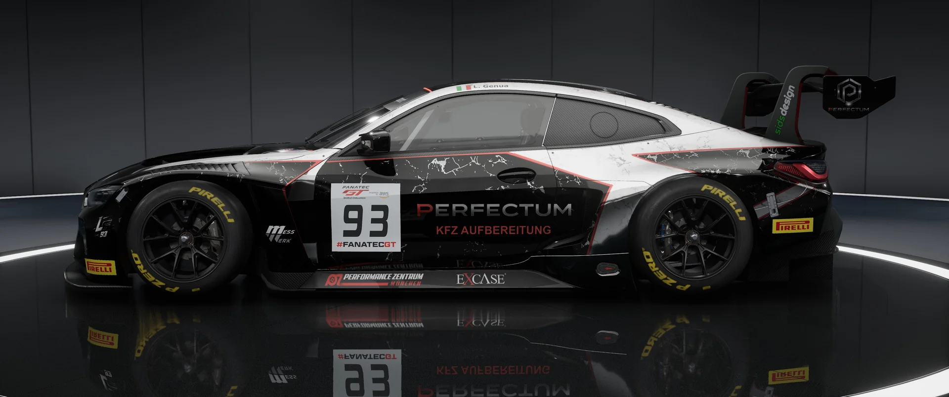 TEAM PERFECTUM BMW – Original-Livery, Ansicht 1