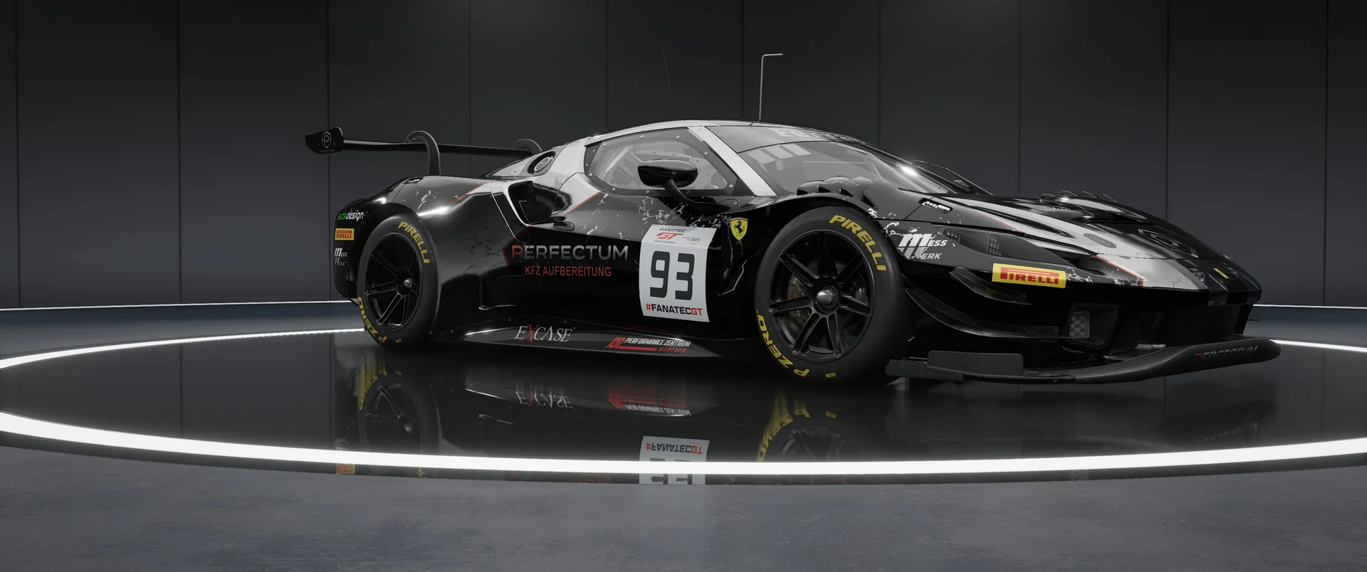 TEAM PERFECTUM Ferrari 296 – Original-Livery, Ansicht 6