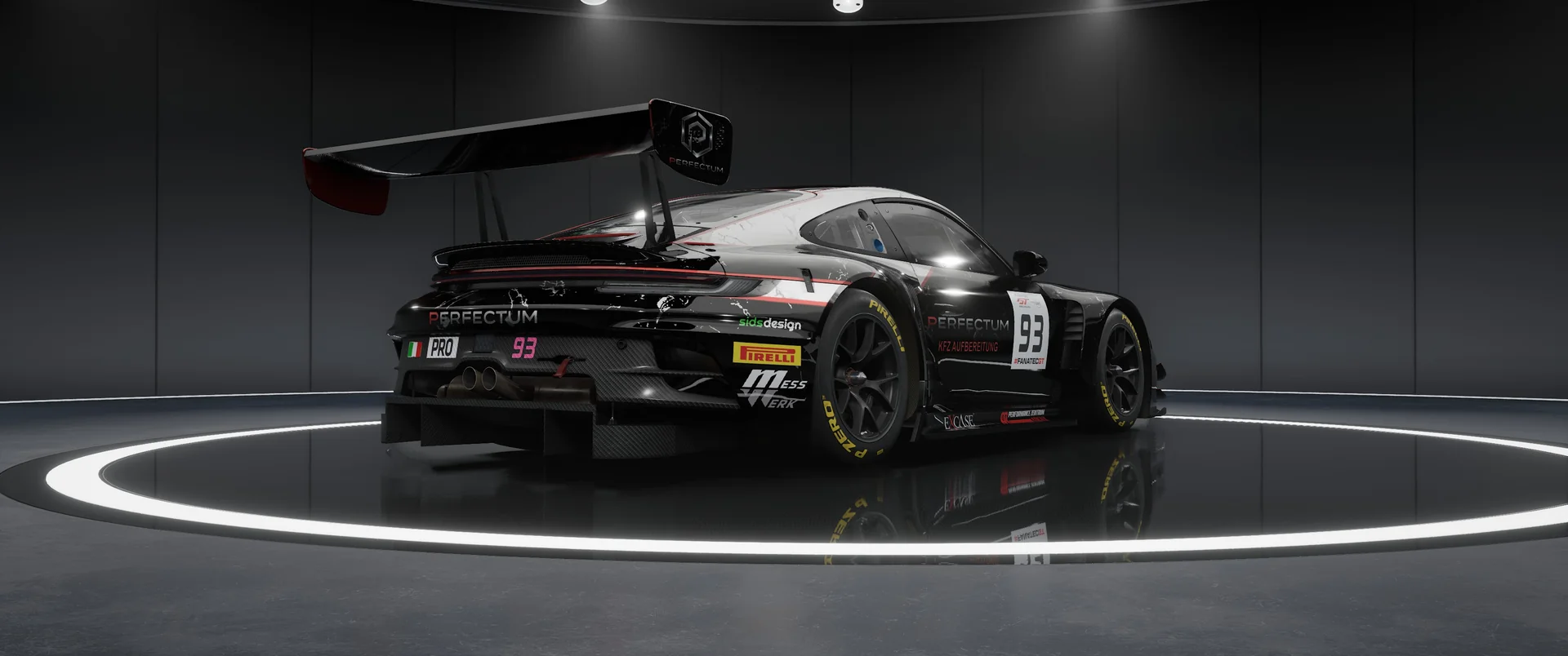 TEAM PERFECTUM Porsche – Original-Livery, Ansicht 3